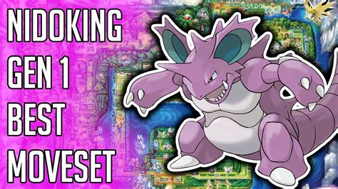 best moveset for nidoking.